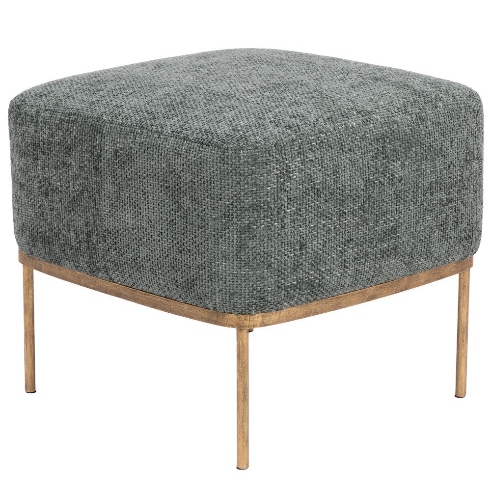 Банкетка Monstera Deliciosa (Монстера) Квадро Лазурный Амбер