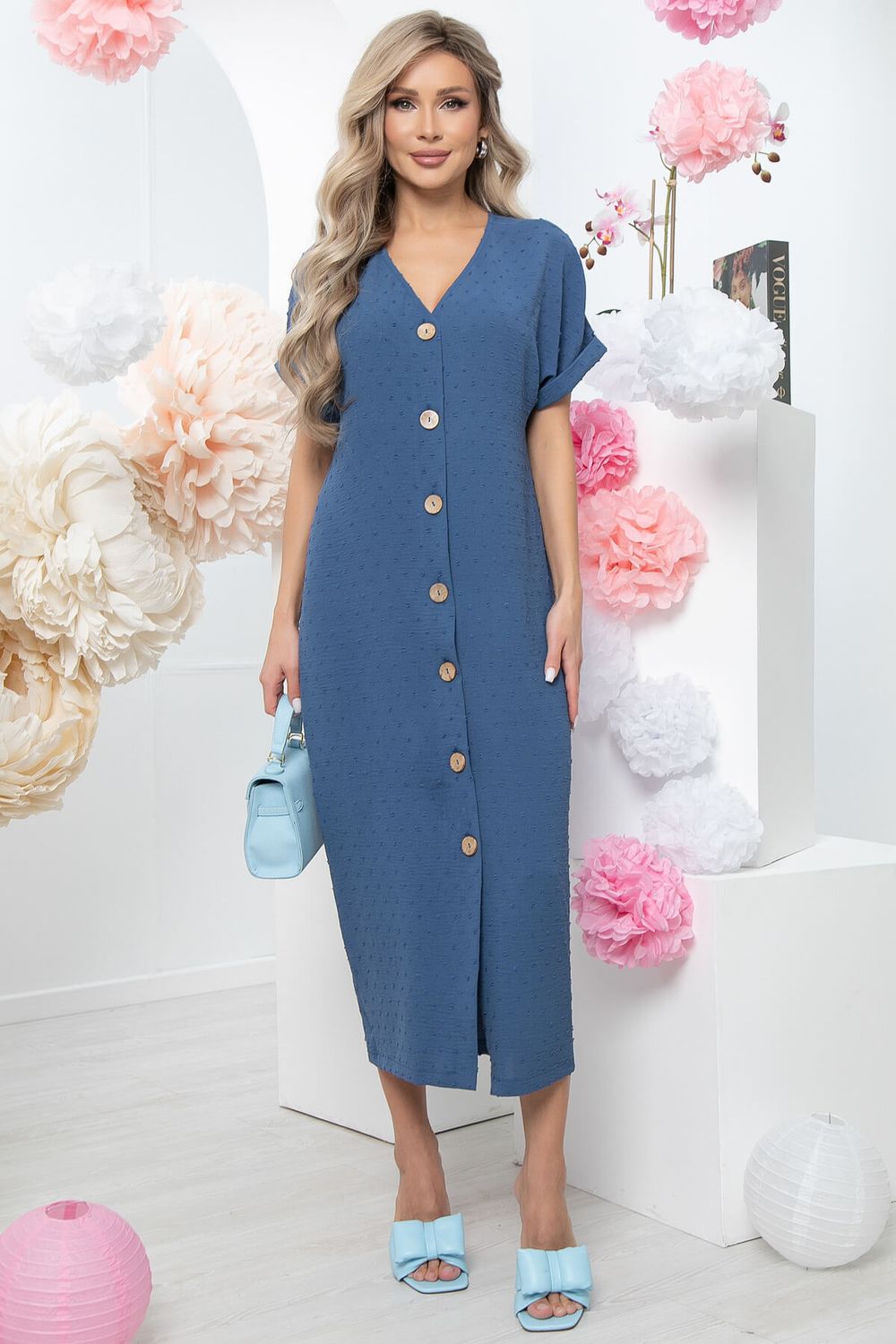 Платье "Гесиона" (голубое) П5631 LT Collection (Акция)