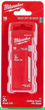 Лезвия сменные Milwaukee 9мм 10шт (4932480106)