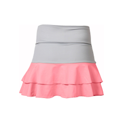 Женская теннисная юбка Black Crown Skirt Women - Coral, Grey