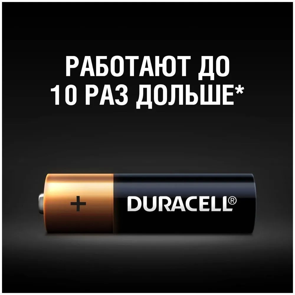Батарейки щелочные (алкалиновые) Duracell Basic ААA LR03-MN2400, 1,5В, 12шт (мизинчиковые)