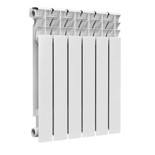 Радиатор биметаллический Ogint Ultra Plus 500 6 секций белый RAL 9016