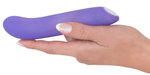 Фиолетовый мини-вибратор Flashing Mini Vibe - 15,2 см.