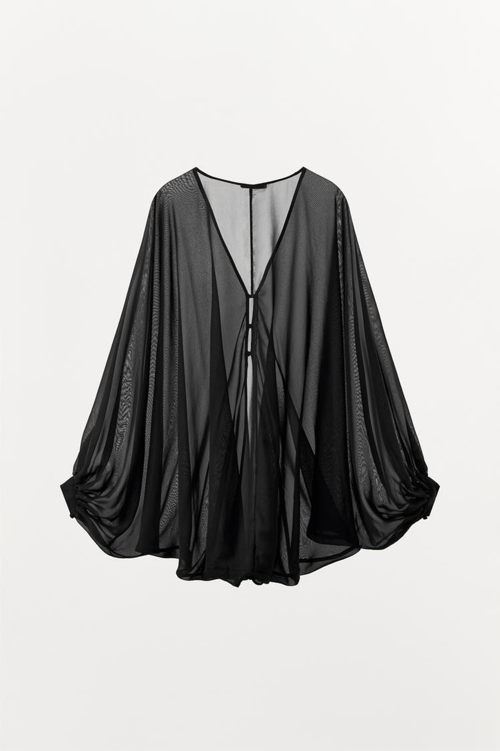 ZARA ТОП LIMITED EDITION, ОТТЕНОК ЧЕРНОГО