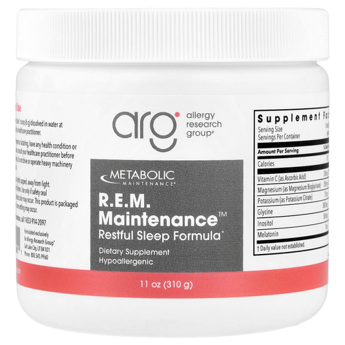 Metabolic Maintenance, REMMaintenance™, 310 г (11 унций)