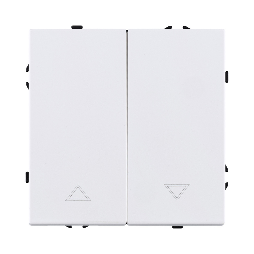 Механизм управления жалюзи 2-клавишный, белый матовый Kollinger Eclipse EC-013WH