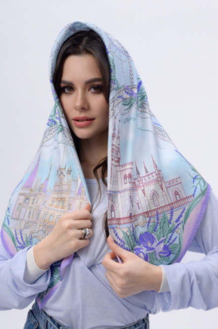 Платок «Дворцы Крыма»