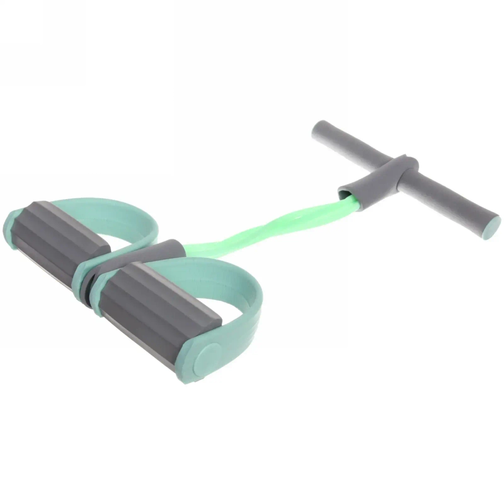 Эспандер универсальный с упорами для ног «Fitness» 45*25 см (нагрузка 18 кг), зеленый