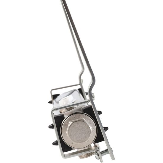 Коллектор Rommer 1"x3/4" на 4 контура для радиаторной разводки (нерж. сталь) RMS-4401-000004