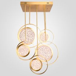 Дизайнерская люстра на штанге ЛУНА lighting collection L60