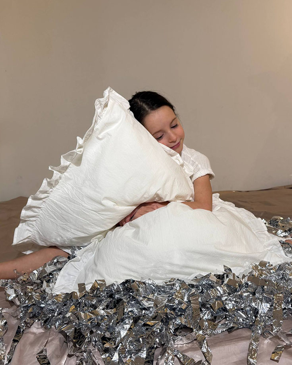 Вареный хлопок Ванильный снег