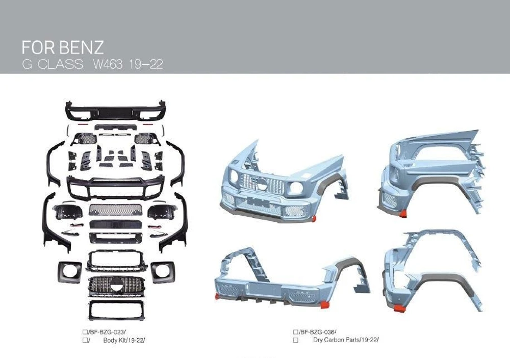 Карбоновый обвес для Mercedes-Benz G-Class G63 W463A/W464 2021+ Мерседес Гелик гелентваген