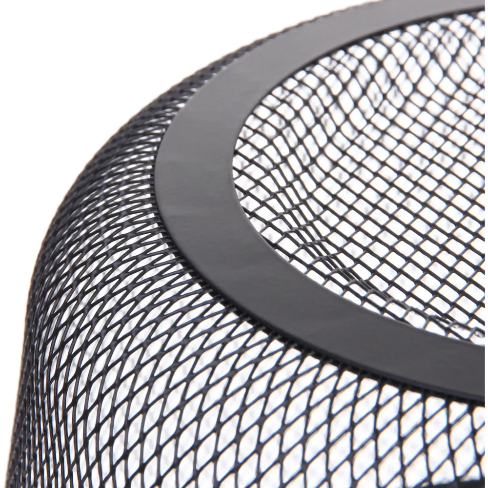 Корзина для хранения металлическая с деревянной ручкой «ФАРГО», цвет черный, 26*18см (лейбл Селфи)