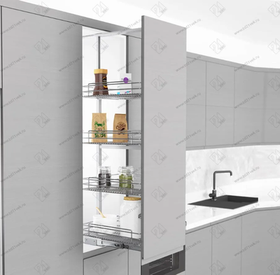 S-1149-C Шкаф-колонна в базу 300 мм, Starax, 7-ми ярусная, (230х510х2000-2150 мм)