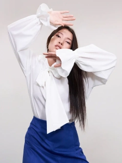 Блузка нарядная шифоновая