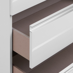 Тумба под раковину  Roca The Gap 60 см, 2 ящика, белый глянец  A857397806