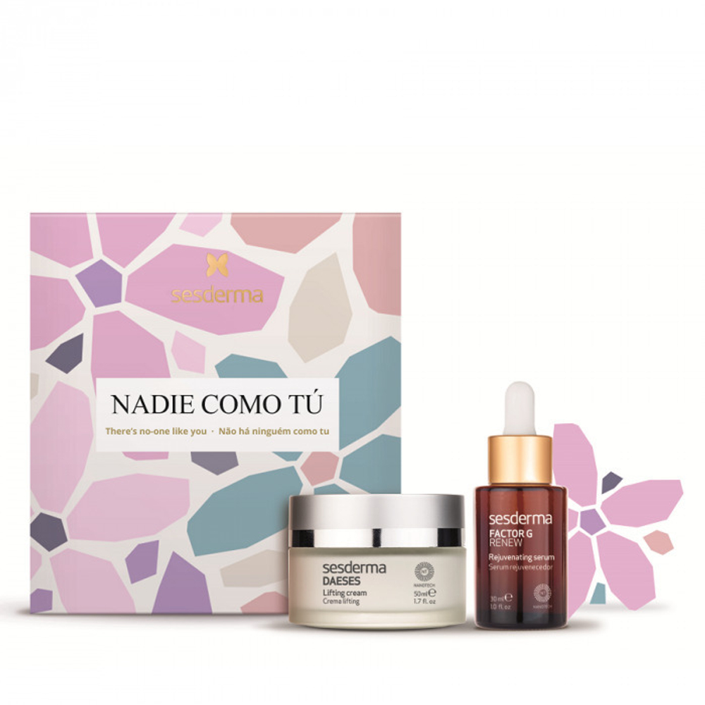 Sesderma Подарочный набор "NADIE COMO TU": FACTOR G RENEW Сыворотка омолаживающая, 30 мл + DAESES Лифтинг-крем для лица подтягивающий, 50 мл