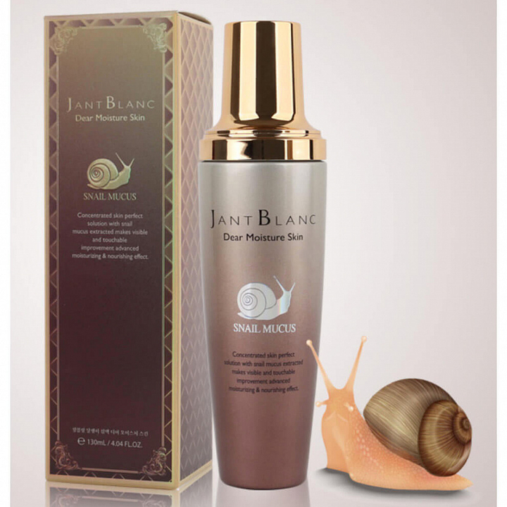 Тоник для лица Jant Blanc Snail Mucus Dear Moisture Skin увлажняющий с муцином улитки 130 мл
