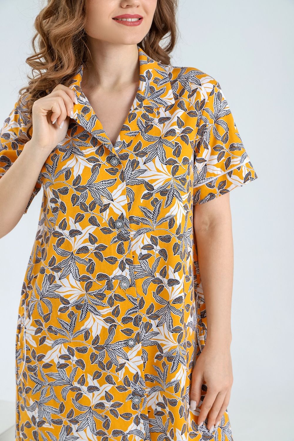 Халат Ирис-4 Виотекс ГОРЧИЧНЫЙ