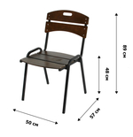 Стул к набору Бистро арт.КА6280, коричневый