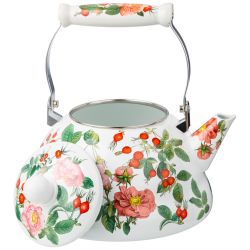 ЧАЙНИК AGNESS ЭМАЛИРОВАННЫЙ СЕРИЯ "ШИПОВНИК", 3 Л