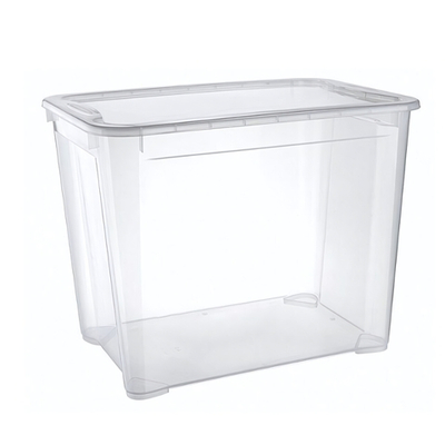 Ящик универсальный "кристалл xl" 555х390х435 мм, 70л (бесцветный)