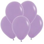Шар (12"/30 см) Сиреневый (050), пастель 12 шт.