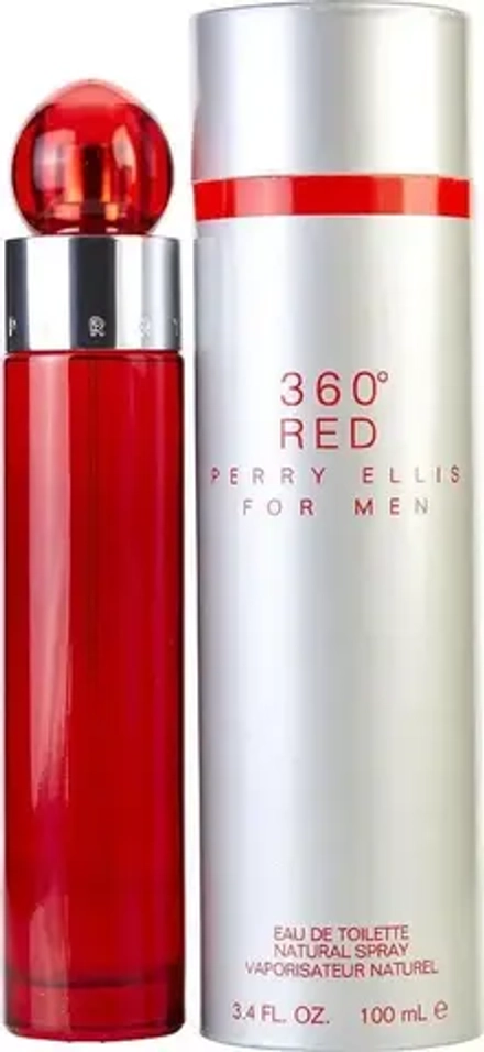 Мужская туалетная вода Perry Ellis 360° Red M EDT 100 мл с нотами бергамота и кедра.