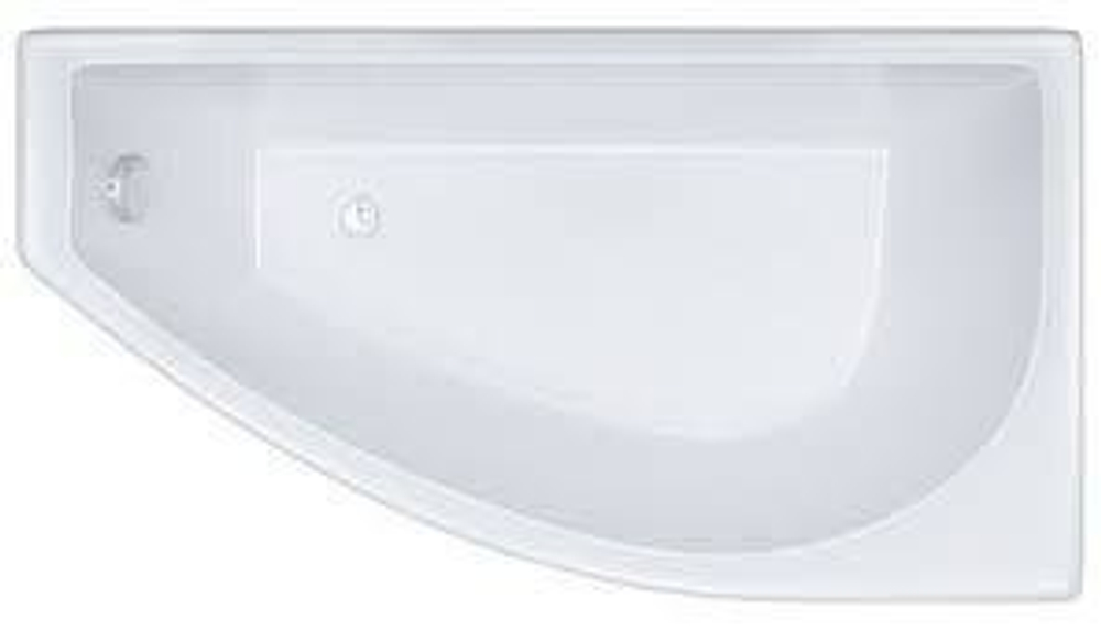 Ванна обрезанная Бэлла-левая ЭКСТРА (1400х760) в комплекте с сифоном + каркас