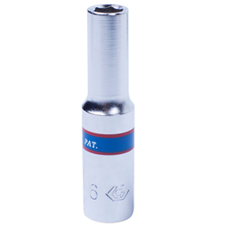 Головка торцевая глубокая шестигранная 1/4&quot;, 6 мм KING TONY 223506M