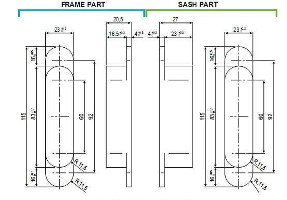 Петля скрытая AGB ECLIPSE 3.0 черная E30200.02.93 (2 шт=40кг,3ш