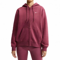 Женская теннисная куртка Nike Studio Fleece Medium Weight Full Zip - pink smoke/sail