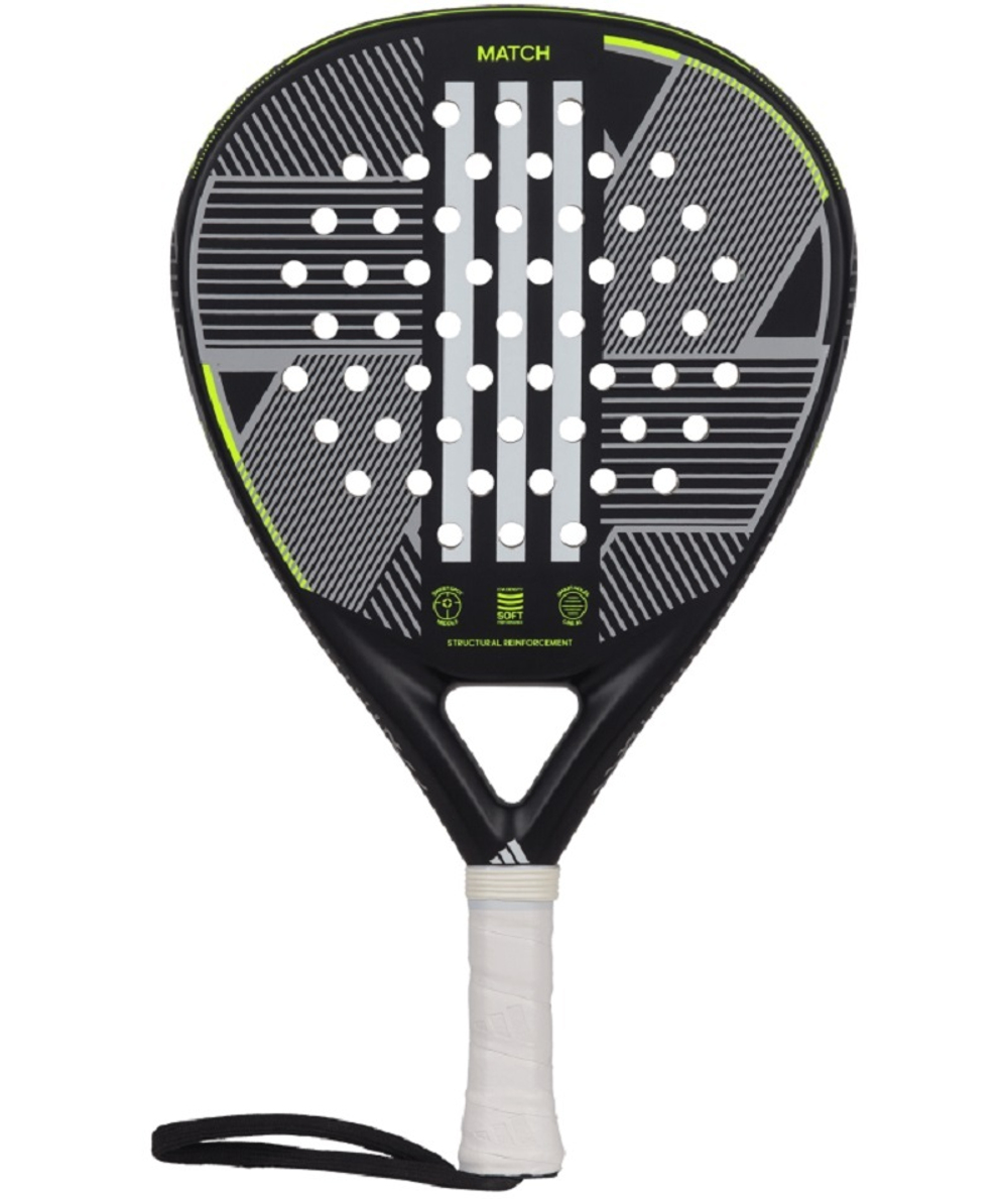 Ракетка для падел тенниса Adidas Match 3.3 2024 - black/lime