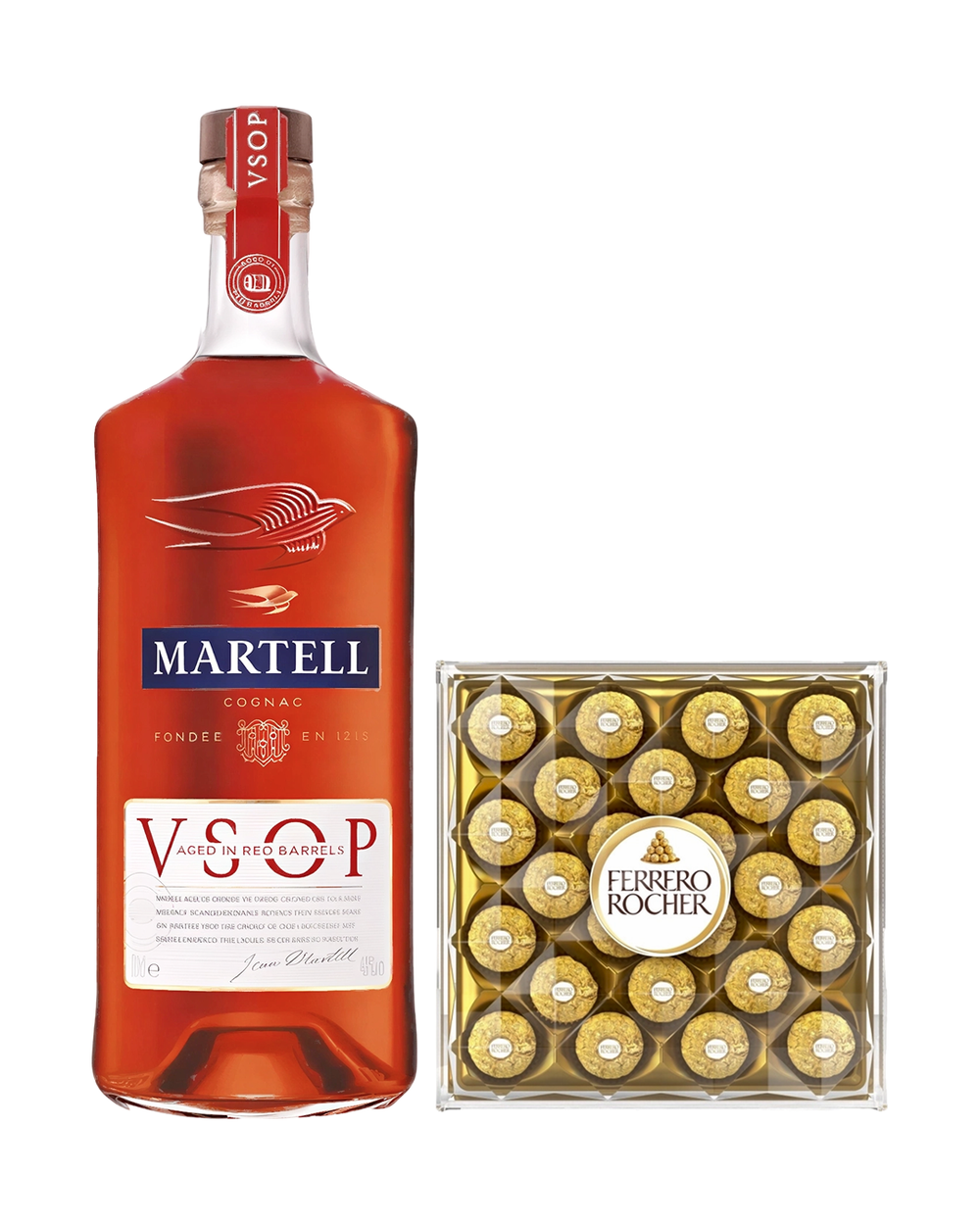 Martell VSOP 0.7 л. + Ferrero Rocher