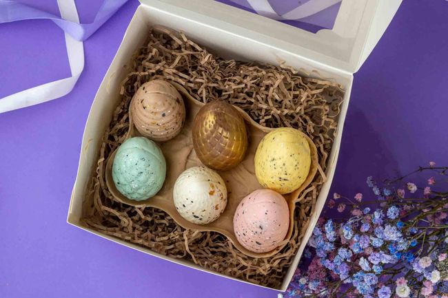 Набор пасхальных шоколадных яиц «Пасхальный сет», 460 г