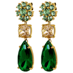 Серьги Dyrberg Kern MISIA SG EMERALD GREEN / GOLDEN 470095