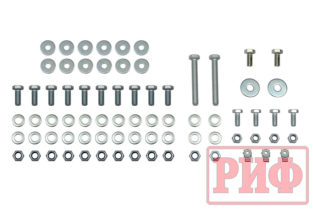 Фаркоп передний (переходник) для съёмной лебедки в штатный бампер Toyota Hilux 2015+ РИФ