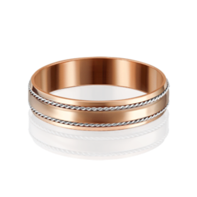 Обручальное кольцо из комбинированного золота 01-5246-00-000-1111-39