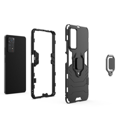 Противоударный чехол с кольцом Panther Case для Xiaomi Redmi Note 11 Pro+ 5G (global)