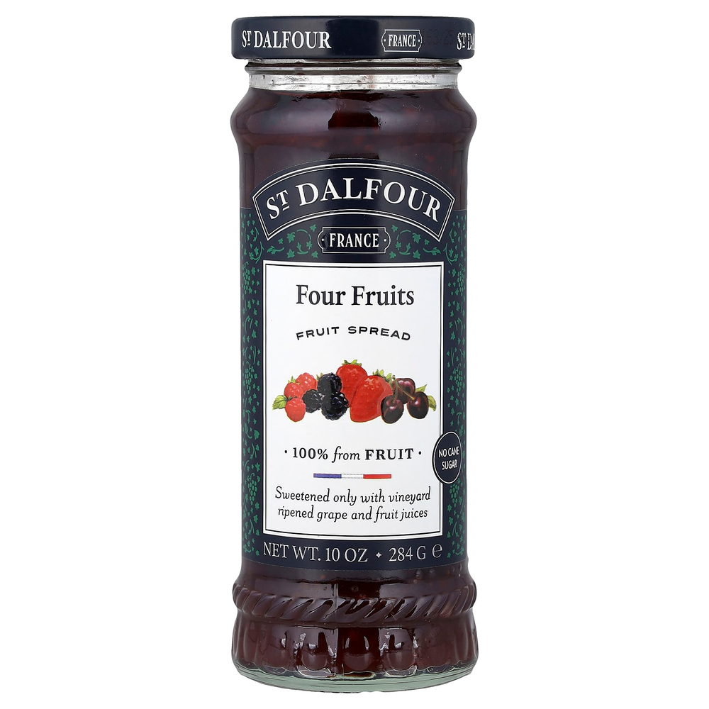 St. Dalfour, Deluxe Four Fruits Spread, 284 г (10 унций)