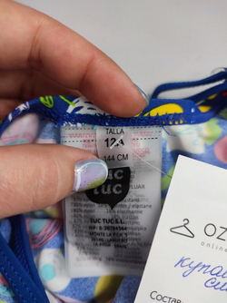 Купальник Tuc Tuc слитный яркий на 6-7 лет