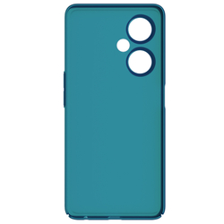Жесткий чехол синего цвета от Nillkin для смартфона OnePlus Nord CE3 Lite, серия Super Frosted Shield