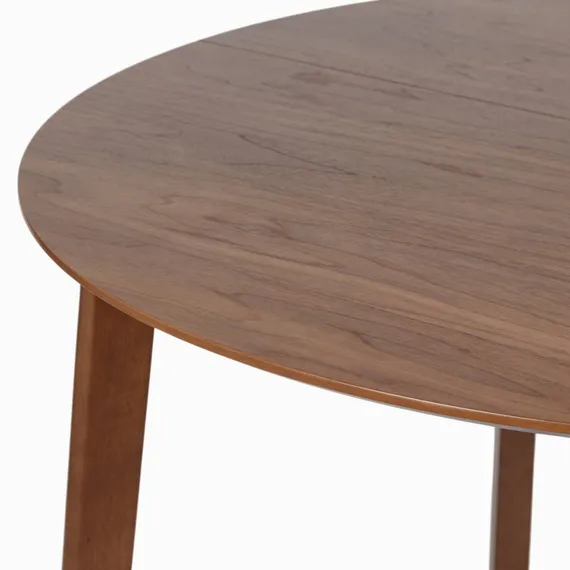 Обеденный стол раздвижной Atrel 110-140х110 см, шпон ореха