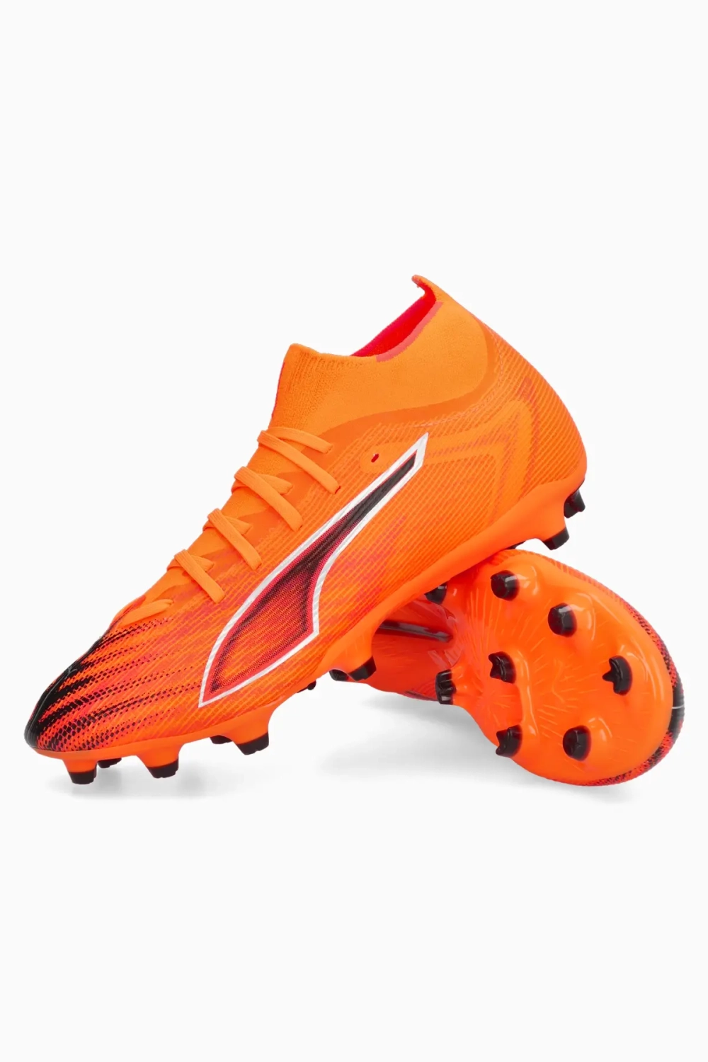 Бутсы Puma Ultra 6 Match+ FG/AG - оранжевый