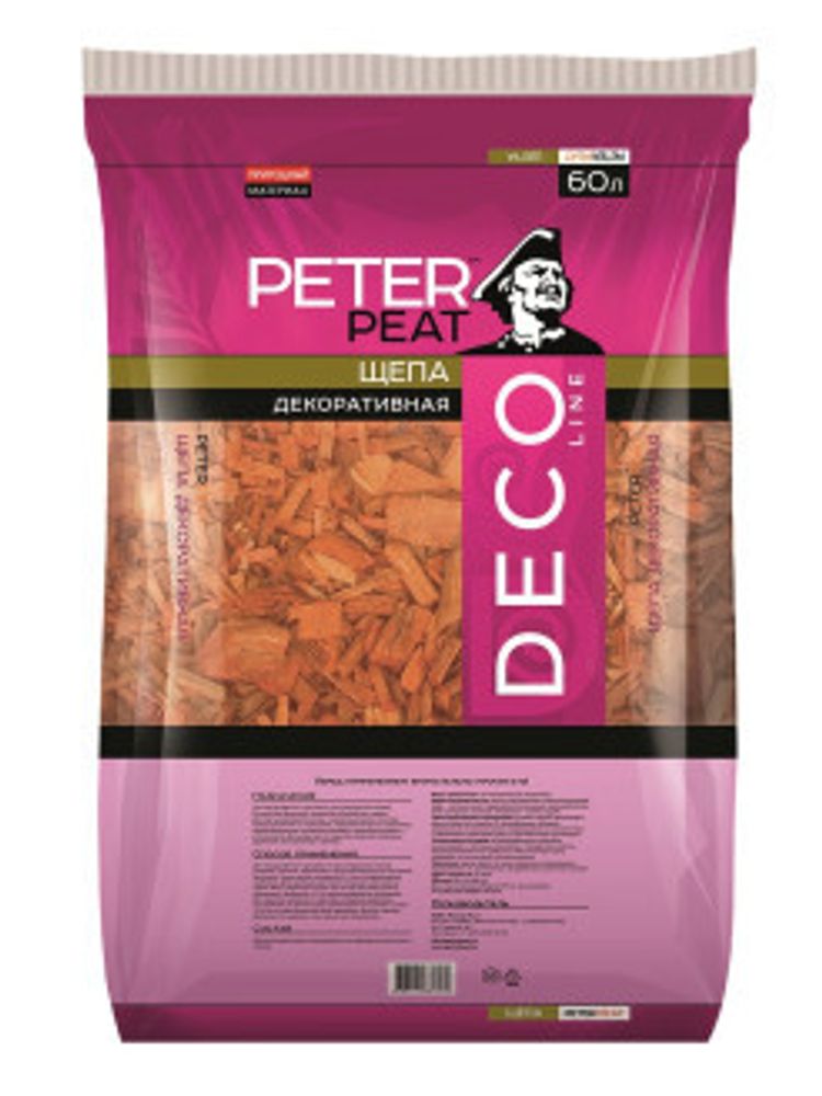 ЩЕПА ДЕКОРАТИВНАЯ PETER PEAT DECO НАТУРАЛЬНАЯ 60Л