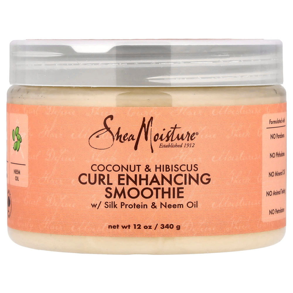 SheaMoisture, Смузи для локонов, кокос и гибискус, 340 г (12 унций)