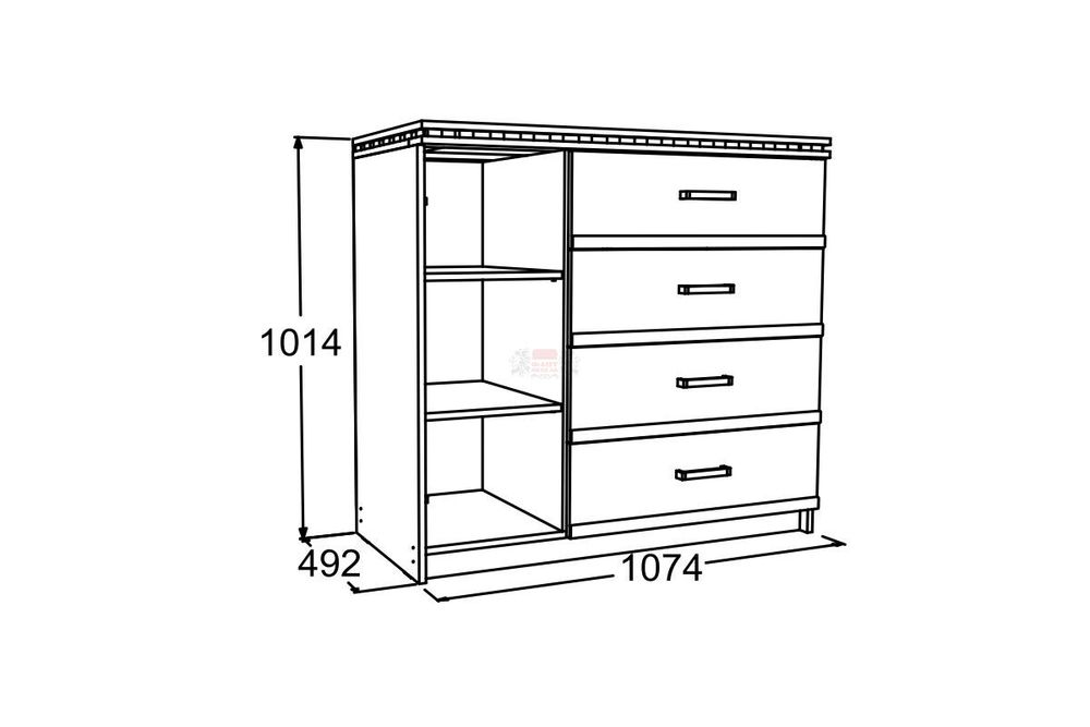 Ольга-13 Комод №2