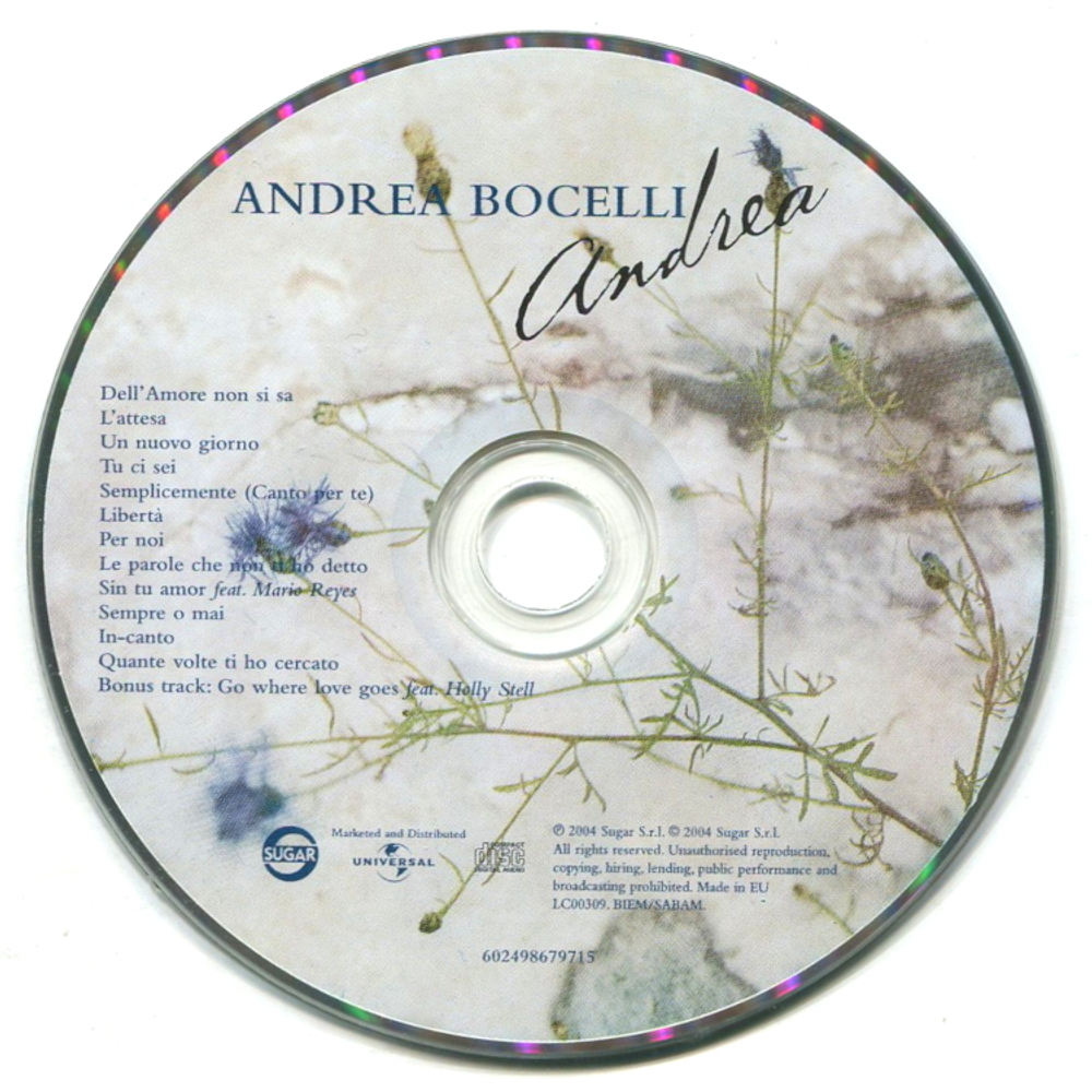 Andrea Bocelli / Andrea (CD)