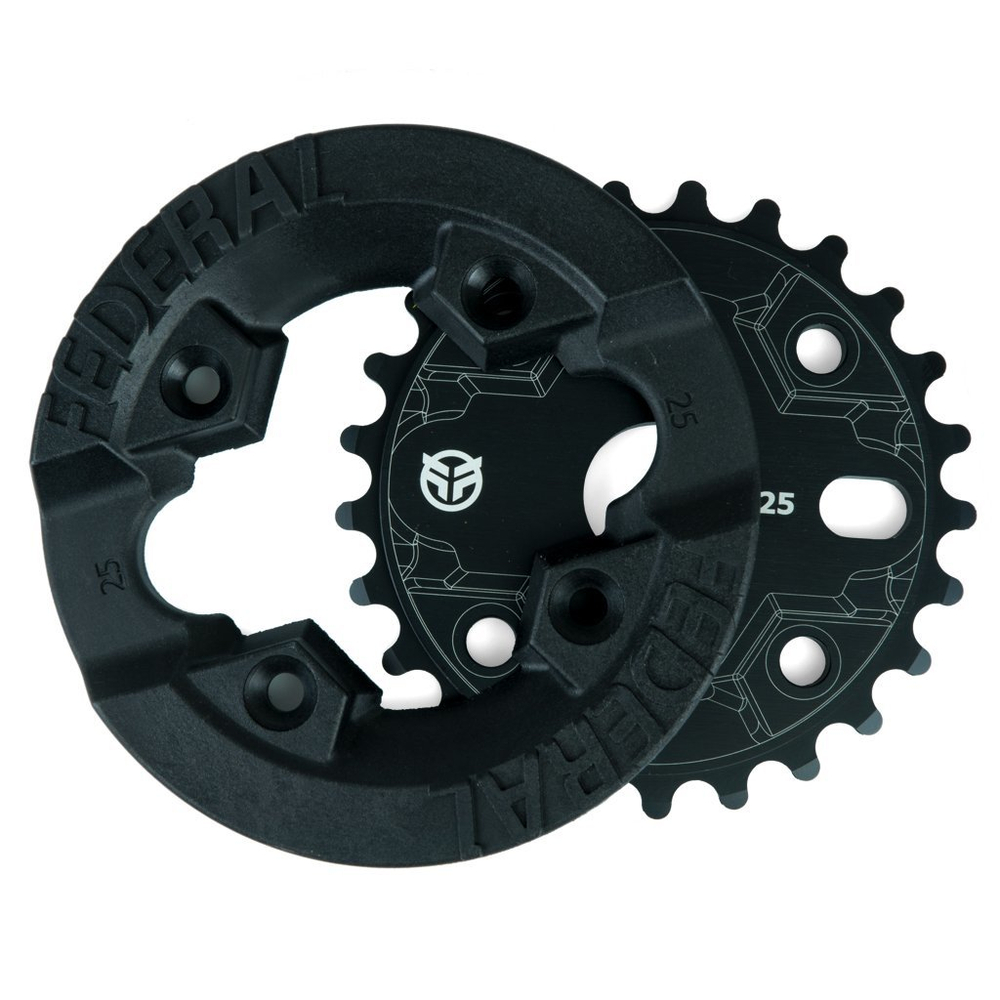 BMX Звезда Federal Impact Guard Sprocket 28T Black