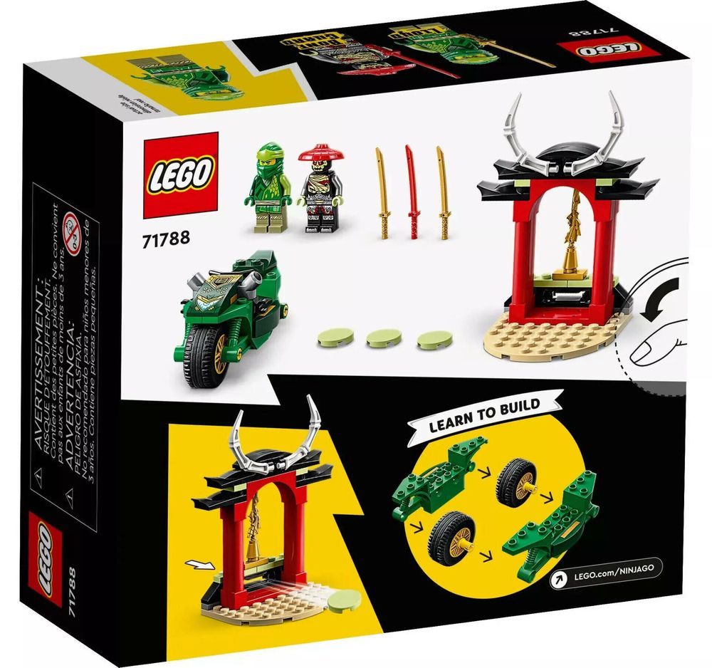 Конструктор LEGO Ninjago 71788 Уличный мотоцикл Ллойда